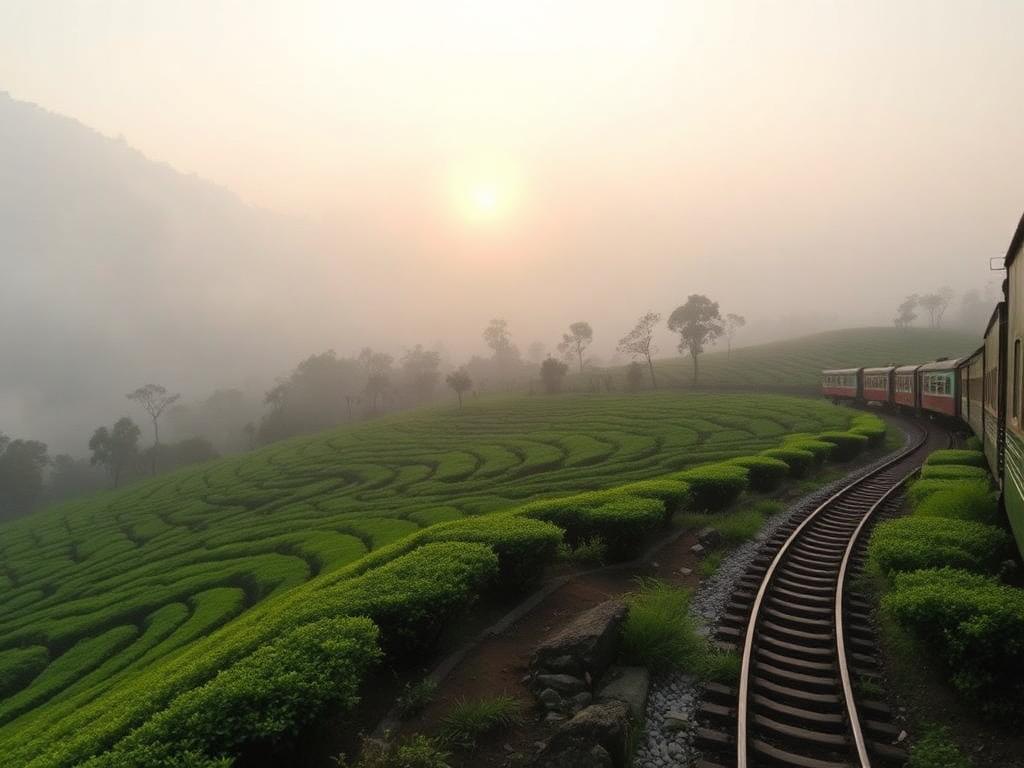 Tea gardens of Darjeeling